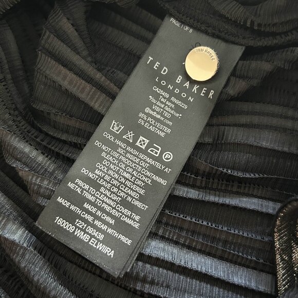 Ted Baker Elwiira Gathered Detail Wrap Top ASO The Princess Switch Fiona - Picture 8 of 11